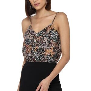 American Eagle Outfitters Floral Cropped Tank Top